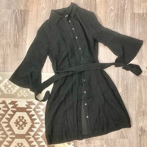 Banana Republic petite collared shirt dress